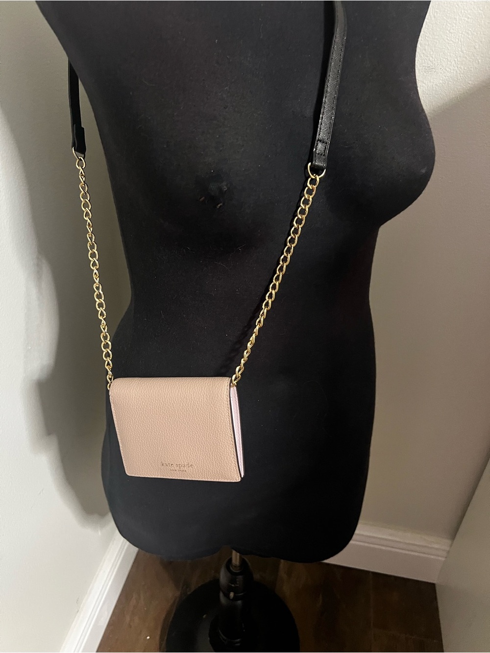 Kate Spade New York Small Saffiano Leather Bifold Wallet - Light Pink